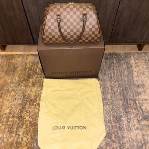 Louis Vuitton Damier Ebene Ribera MM Bag, EUC with original box and dust bag